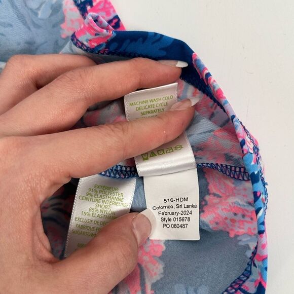 Lilly Pulitzer UPF 50+ Luxletic Shasta Skort Color Multi For Fans Golf - Picture 12 of 14